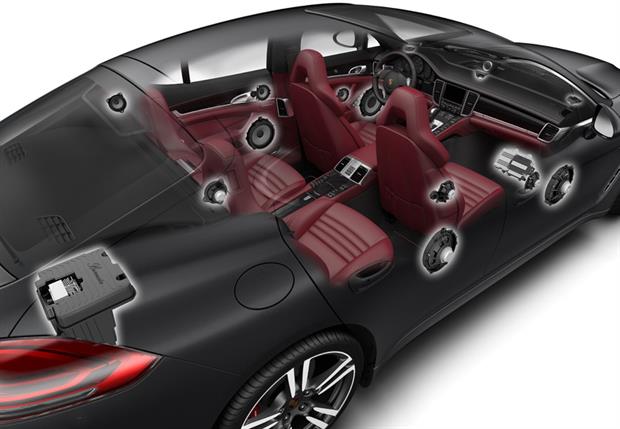 Porsche Burmester 10 سیستم صوتی برتر در خودروها